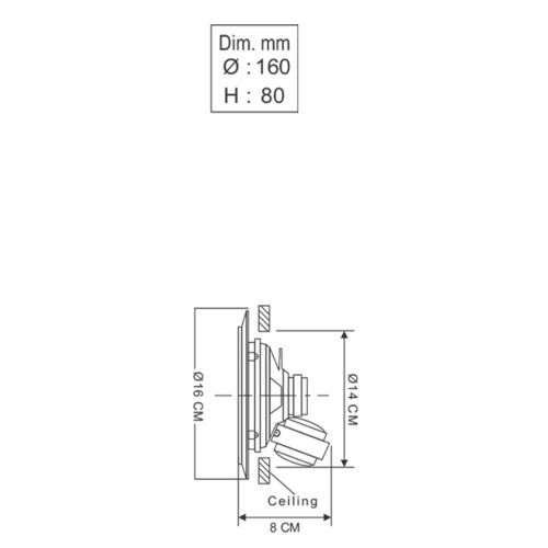 CS 450 T Ceiling Speakers 